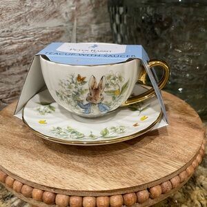 Beatrix Potter Peter Rabbit teacup and saucer set - Brand new!